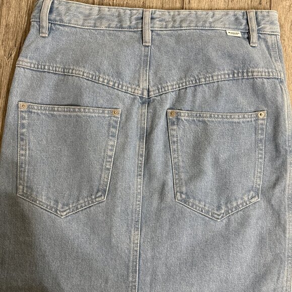 ISABEL MARANT ETOILE  Vandy skirt Front Button Denim 40 - Picture 12 of 16